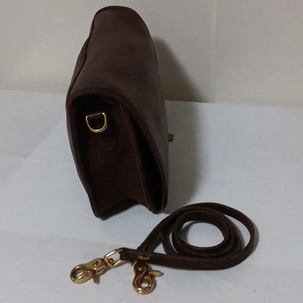 COACH Vintage RIDGFIELD *ORIGINAL* Brown Shoulder or Crossbody Bag - Picture 8 of 11